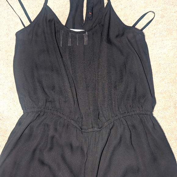 Black Sheer Jump Suit - Woman Size Small - Picture 2 of 4
